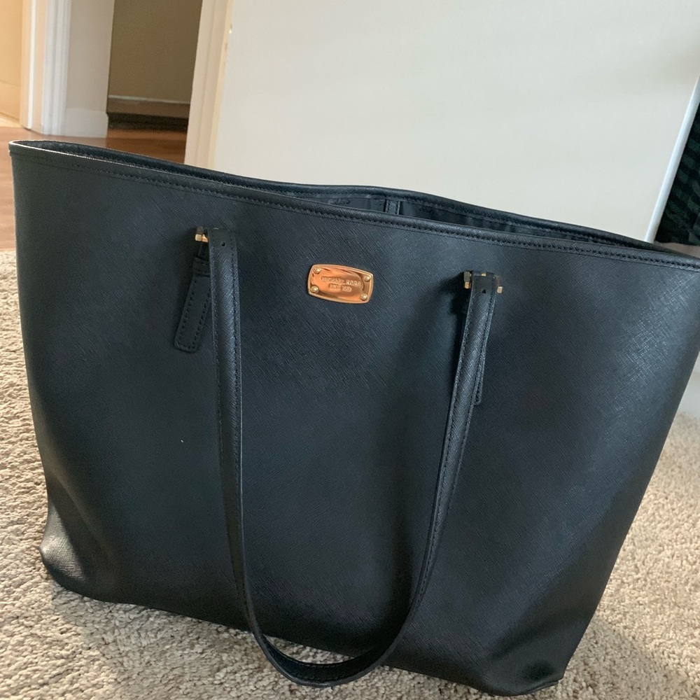 Michael Kors Black Tote Bag Purse
